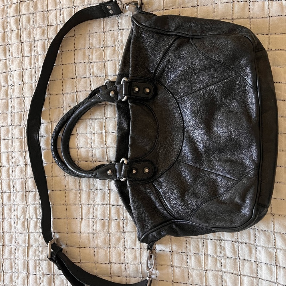 Black Leather Women's Bag